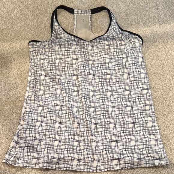 Under Armour Black and White Swirl Tank Top - Picture 1 of 3